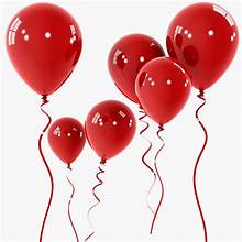 11'' balloon red color